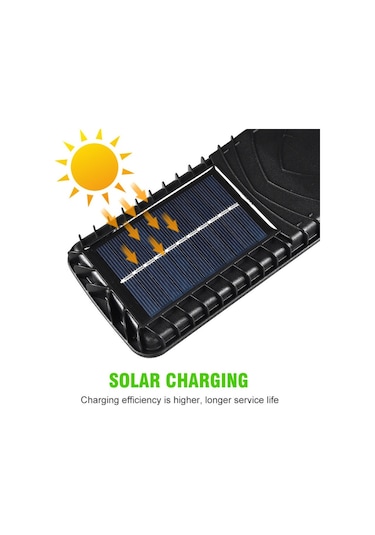 Cbtx 616 Hareket Sensörlü Güneş Enerjili Dış Mekan Bahçe Duvarı Lambası, Uzaktan Kumandalı - 18 Led Diğer