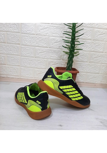 M.p 1351 Siyah-sarı Kaymaz Taban Futsal Futbol Ayakkabı Siyah - Sarı