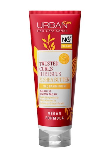 Urban Care Hibiscus & Shea Butter Kıvırcık Ve Dalgalı Saçlara Özel Saç Kremi Sülfatsız 250 ML
