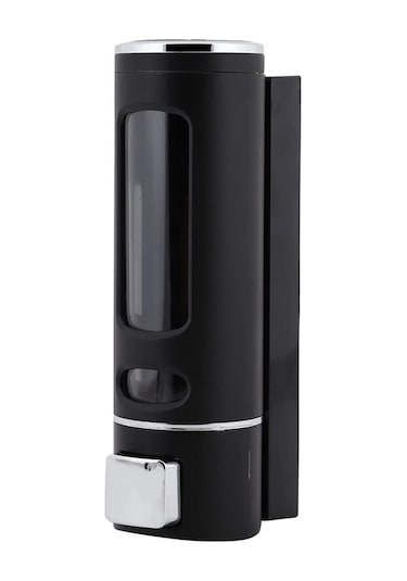 2 Adet Siyah 400 Ml Duvara Monte Manuel Sabunluk Sıvı Lavabo Sabunluk El Sabunu Siyah