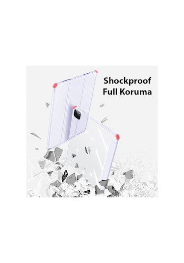 Dux Ducis Apple Uyumlu iPad  Pro 12.9 2022-2021-2020-2018 Kapaklı Kılıf Pembe