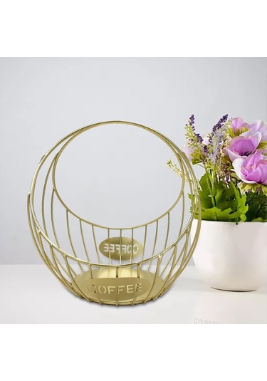 Suntek Mutfak Cafe Gold Için Demir Kahve Kapsül Tutucu Kahve