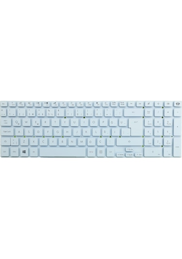 Packard Bell P5WS0, P7YS0, MS2397 Klavye (Beyaz)