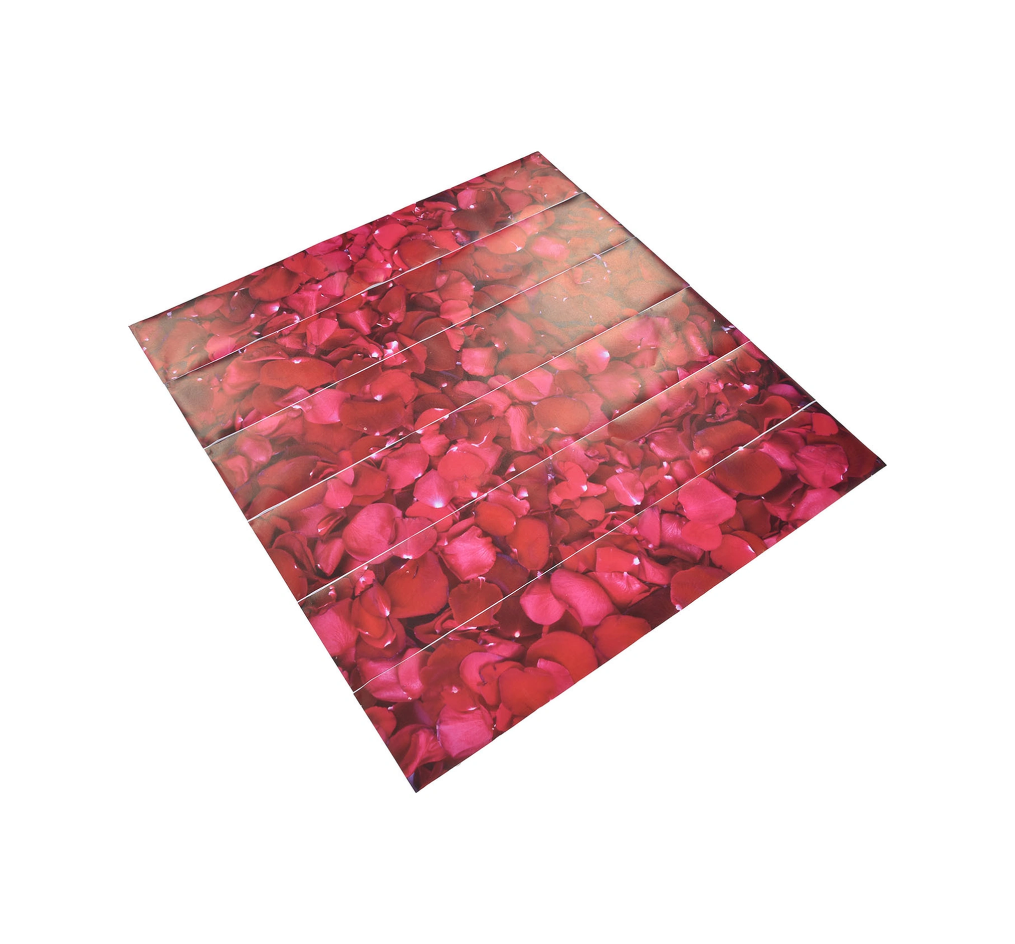 Geeroyoo 6 Adet 3d Pvc Merdiven Stickerı - Kendine Yapışkan, Su Geçirmez, Dekoratif Gül Yaprağı Deseni 100x18cm Diğer