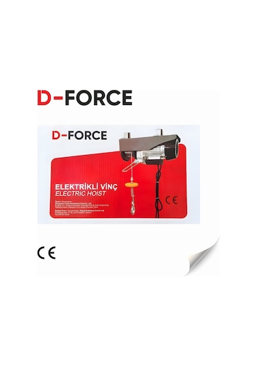 D-force Df-0512 Elektrikli Vinç 600-1200 Kg 1800 W