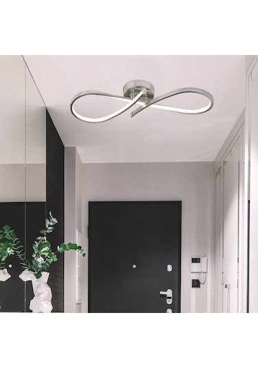 Apliqa Vetto Krom 38 W Modern Plafonyer Led Avize