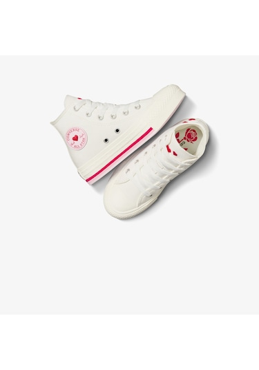 Converse Chuck Taylor All Star Eva Lift Çocuk Beyaz Platform Sneaker A10717c Beyaz
