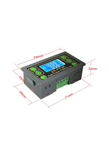 Aubyhe Yüksek Güçlü Pwm Sürücü - Motor/led/solenoid Valf Hız Ve Parlaklık Kontrolü, Frekans/duty Cycle/ayarlı Darbe Sayısı, 3.3-30v, 8a