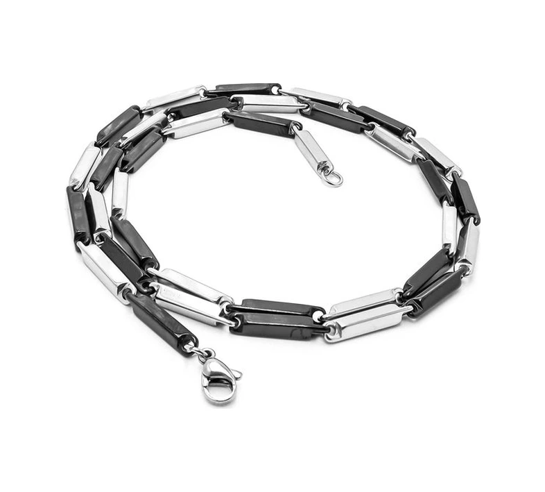 Moncuk Design Paslanmaz Erkek Çelik Kolye 335111p2d6 Siyah