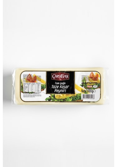 Tam Yağlı Kaşar Peyniri - 1000 Gr