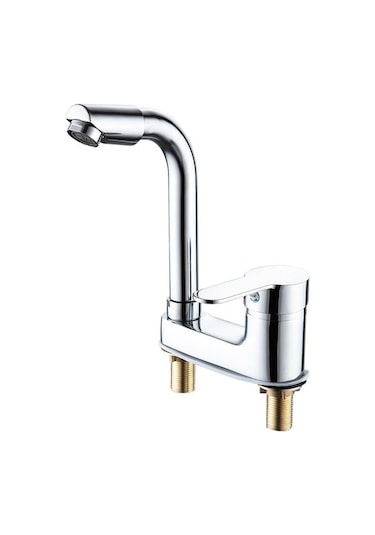 Novahub Korozyon Önleyici Lavabo Bataryası Pas Önleyici Çift Delik Krom