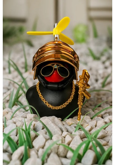 Simalend Araba İçin Siyah Ördek Yelekli Ve Gözlükli Kasklı 160486264