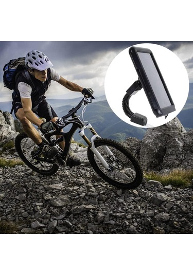 Bisiklet Standı Döngüsü Mobil Döndürülebilir Telefon Desteği Motosiklet Telefon Rafı Bisiklet Mobil Standı Acid Yeşili