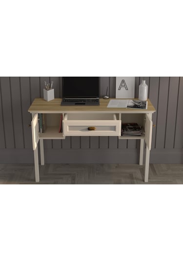 Sakura Frn-21033 Misto Çalışma Masası Krem