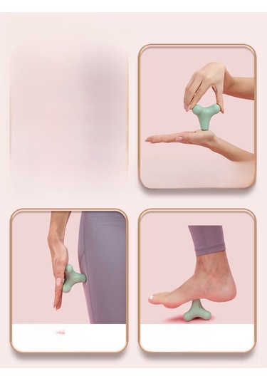 Qingmipy Fitness Kas Gerginliği Giderici Top - Omuz, Boyun, Bel, El Masajı - Pilates, Yoga, Spor Sonrası Rahatlatma - Pembe Opp Poşetli Çok Renkli