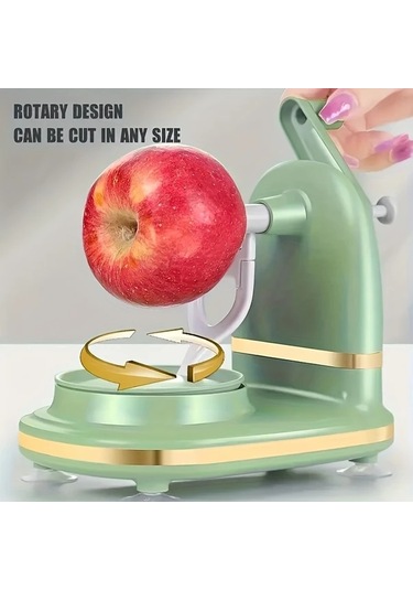 Honeybeeshop Derin Yeşil 1 Adet Manuel Soyacak Armut Patates Elma İçin Ideal Mutfak Aleti Koyu Yeşil