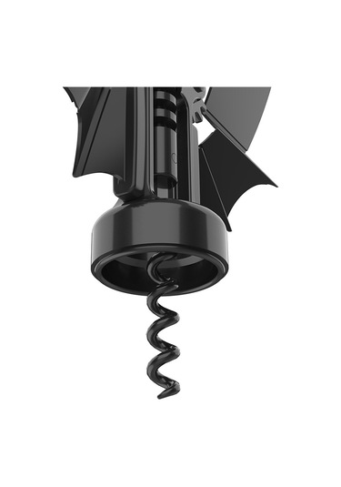 Kanatlı Yarasa Şarap Açacağı, 2'si 1 Arada Şarap Ve Bira Açacağı, Şişe Açacağı Siyah