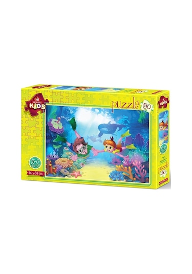 Art Puzzle Kıds 50 Parça Dalgıç Çocuklar  4499