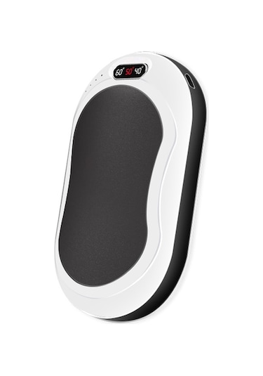 Anjiexun El Isıtıcıları 10000mah Uzun Ömürlü Usb El Isıtıcıları Taşınabilir Siyah