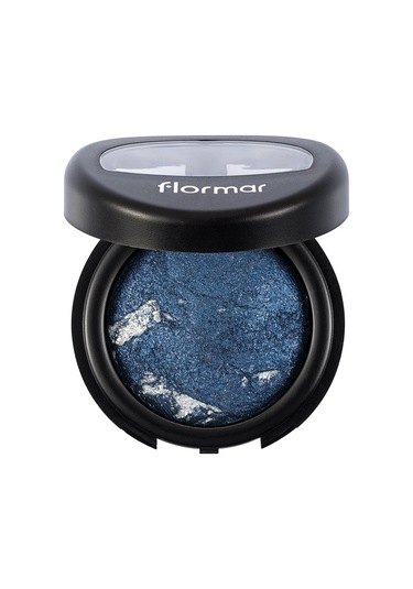 Flormar Diamonds Baked Yüksek Pigmentli & Yoğun Işıltılı Fırınlanmış Göz Farı D09 Deep Sapphire