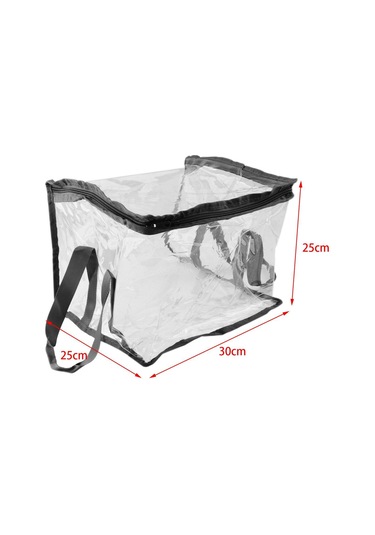 Homyl Temizle Kitap Saklama Çantası Seyahat Ev Ofis Için Su Siyah