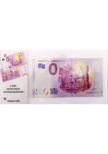 0 Euro Hatıra ve Koleksiyon Parası -Göbeklitepe 2019 Föylü