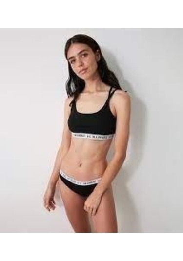 Deep Secret Siyah Kaplı Spor Bralet Takım 001