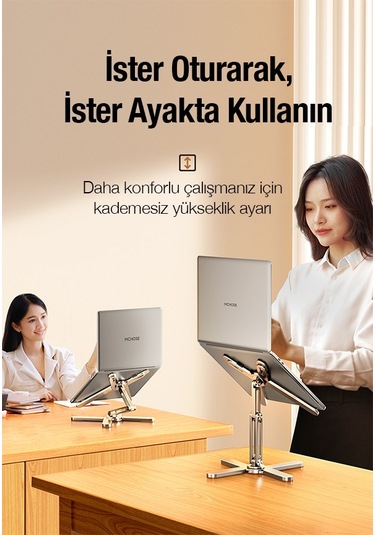 Ally Mc N86 Katlanabilir 360 Dönebilen Masaüstü Laptop Standı