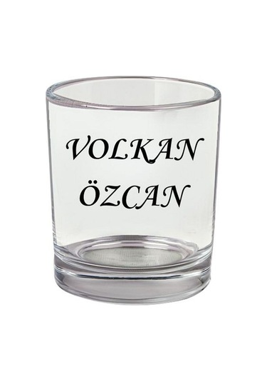 Kişiye Özel Viski Bardağı - Baskılı Viski Bardağı - İsimli Viski Şeffaf