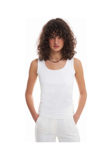 Quzu Ekru Kadın Bluz 60009 Ekru