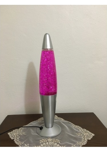 Lava Lambası -Lav Lamba Yıldızlı 6 Farklı Renk (Büyük Boy 40 Cm)
