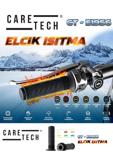 Caretech Ct-e1956 Elcik Isıtma 5 Kademe Siyah