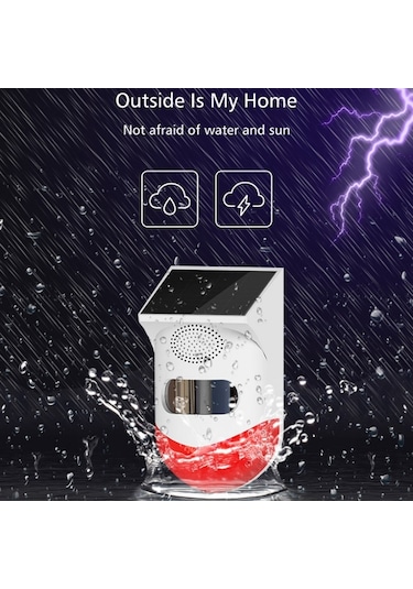 Sones Dış Mekan Ip67 Su Geçirmez Güneş Enerjili Kızılötesi Alarm, Özellikler: Bağımsız