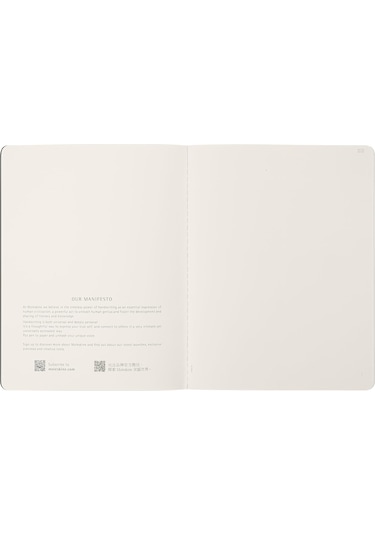 Moleskine Smart Cahier Dergileri Beyaz Sayfalı 2'li Dijital Kayık