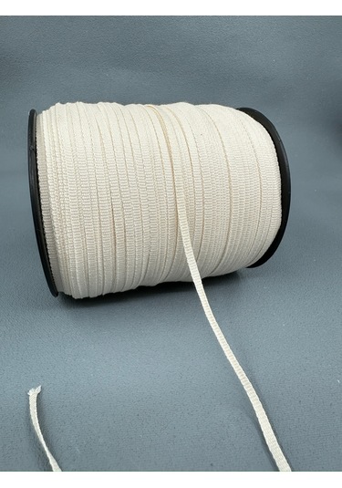 4 Mm Askılık Grogren Şerit 5 Metre - Ekru