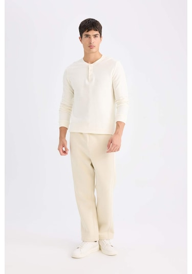 DeFacto Regular Fit Eşofman Altı Beli Lastikli Basic Düz Cepli Düz Paça D9707AX24AUER117