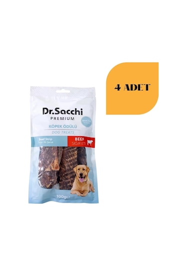 Dr. Sacchi Sığır Fileto Köpek Ödülü 100 G X 4 Adet