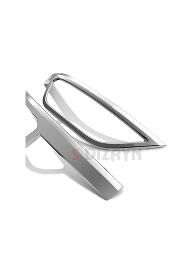 S-Dizayn VW T-Roc Makyajlı Krom Egzoz Görünümü Difüzör 2 Prç. 202