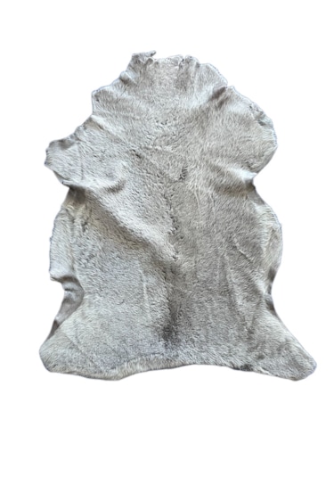 Gerçek Kuzu Postu Kısa Tüylü - 50 X 40 Cm Gri