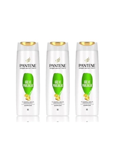 Pantene Doğal Sentez Güç ve Parlaklık Şampuan 3 x 400 ML