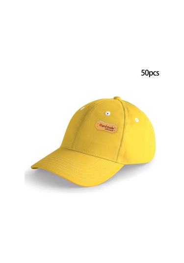 Suntek 50 Adet El Yapımı Etiketler Sanatları Dıy Delikli Sarı