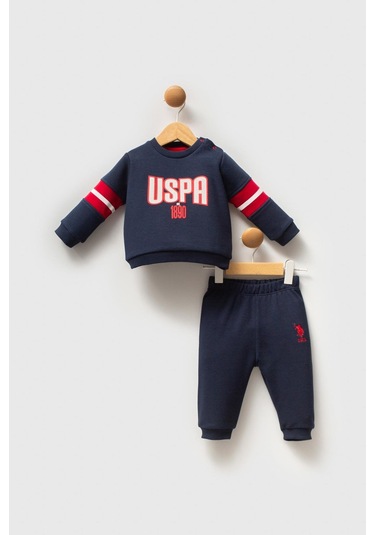 U.s. Polo Assn Erkek Bebek 2 Li Takım Lacivert Kırmızı-2079 Lacivert