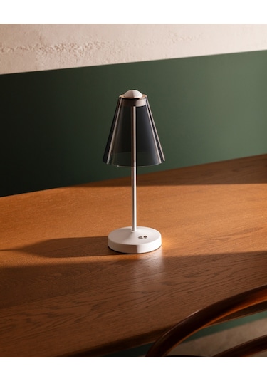 Madame Coco Katia Dokunmatik Abajur - Gri/beyaz Abjr0000000037 Diğer