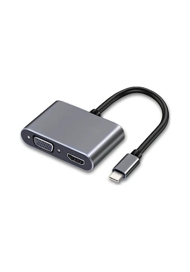 Xuweiwei 4k Hdtv Vga Pd Sarj Ve Ssd Yuvasi 4ü 1 Arada Usb C Hub Adaptörü Nintendo Switch Macbook