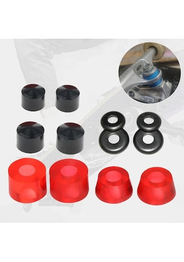 Pazly Suntek Kaykay Burcu Yedek Bardak Yıkayıcı Longboard Açık Kırmızı Kırmızı