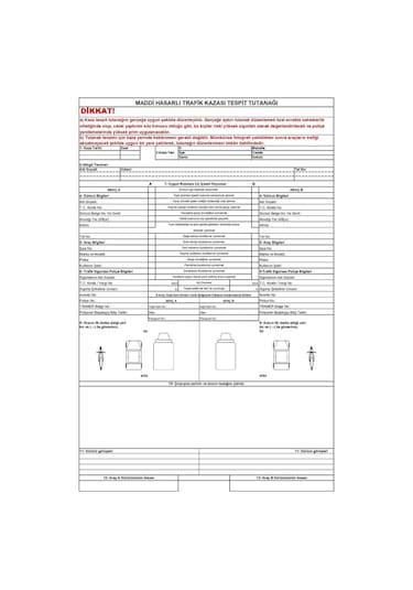 Tüvtürk Uyumlu Araç Trafik Seti Muayene Seti Eko