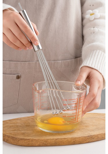 Bilyalı Yeni Nesil Çırpıcı - Paslanmaz Çelik - Ekstra Dayanıklı