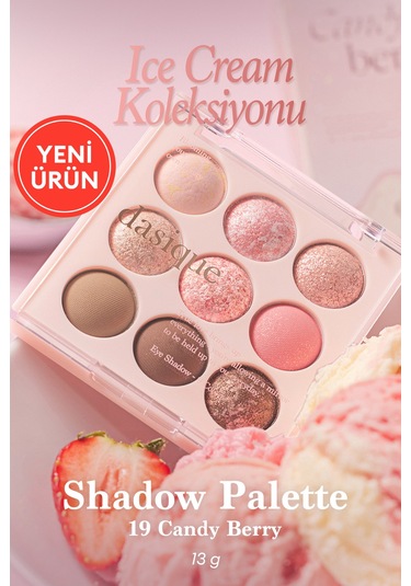Dasique Mat Ve Işıltılı Renk Seçenekleri Sunan Far Paleti Shadow Palette 19 Candy Berry 19 Candy Berry