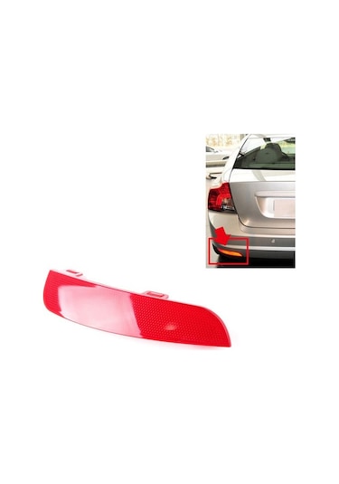 Volvo S40 Arka Tampon Reflektörü Sol