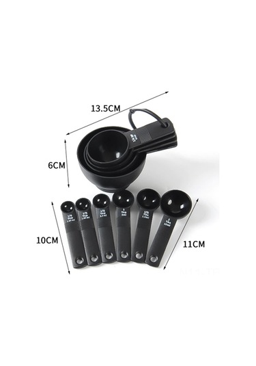 Tenfowee Ergonomik Tutma Yeri İle 10 Parça Yığınlanabilir Ölçü Kaşığı Seti - Mutfakta Hassas Ölçüm İçin İdeal Diğer Tenfowee Ergonomik Tutma Yeri İle 10 Parça Yığınlanabilir Ölçü Kaşığı Seti - Mutfakta Hassas Ölçüm İçin İdeal Diğer